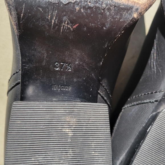 Alexander Wang Kori Bootie With Rhodium Leather Black Chelsea Ankle Cutout 37.5 - Picture 10 of 16